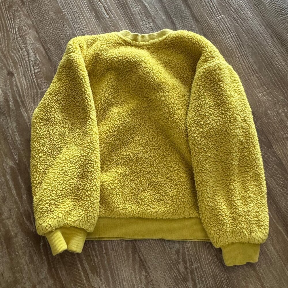 Hanna Andersson Yellow Fleece Sweater